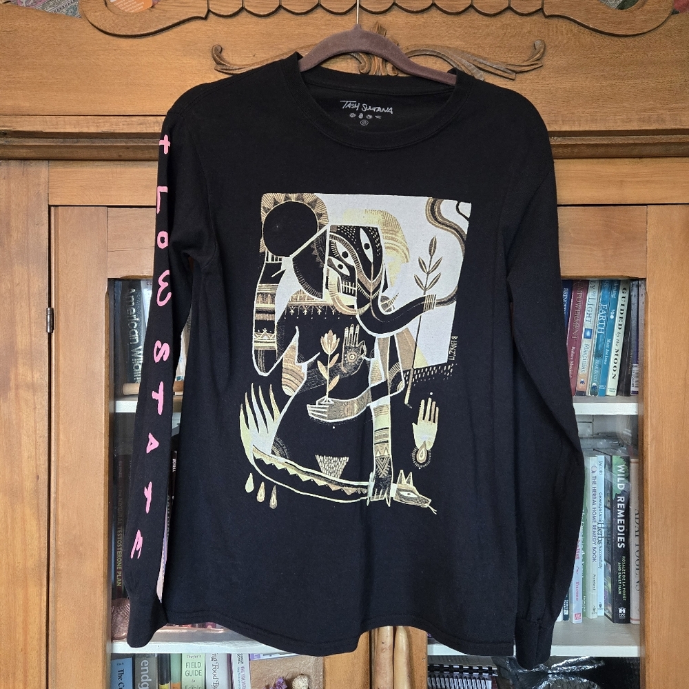 Tash Sultana Flow State Elephant Long Sleeve Shirt Small Rare Tour